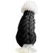 Tower Collar Knitting Sweater for Pets - Winter Warmer & Thick Crochet Coat for Small to Large Dogs & Cats (Black Size L) - Buy Online on GoSupps.com