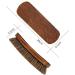1pc Leather & Textile Cleaning Brush Natural Horsehair Shoe Shine Brush for Leather Shoe Boots 8inch Brush Onecolor - Buy Online on GoSupps.com