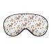 Chihuahua Dog Paw Print Sleep Mask Eye Cover for Sleeping Blindfold with Adjustable Strap Blocks Light Night Travel Nap for Men Women