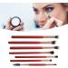 7 Eye Shadow Brushes Soft Synthetic Fiber Sturdy Wooden Handles Perfect for Individual and Professional Use Lasting and Soft Touch Excellent Gift - Buy Online on GoSupps.com