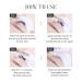 15ml Eyelash Extension Gel Remover with Free Acetone - Fast Dissolution Time | Removes Adhesive Easily - Glam Gel - Buy Online on GoSupps.com