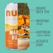 Nunc Jun-Kombucha Mango Buzz (12 x 330ml) - Premium Green Tea & Raw Honey - Refreshing Sparkling Tea for Gut Health & Natural Energy - Gluten Free & GMO Free - 30 Cal - Buy Online on GoSupps.com