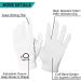 Buy Lovmead Left-Hand Golf Gloves for Men - All-Weather Microfiber Right-Hand Grip | Sizes S-XL - Soft Comfort Fit - Gray Black Blue White - Buy Online on GoSupps.com