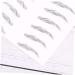 Housoutil Eyebrow Stickers 6 Sheets Pairs Water Transfer Eyebrow Sticker Eyebrow Transfer Simulation Eyebrow Hair 6d Patch - Buy Online on GoSupps.com