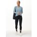 Women's Long Sleeve Compression Shirt with Thumb Holes - Denim Blue, Large | Workout, Running, Yoga Top - Buy Online on GoSupps.com