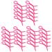 FOMIYES 30 Pcs Perm Tools Curling Perm Rod Hair Rollers for Women Hair Styling Tools Hair Curler 15.00X0.60X0.60CMx3pcs Rosyx3pcs