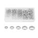 Broco Fishing Accessories Rings 200pcs Stainless Steel Double Split Ring Connector Fishing Accessories Tackle