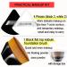 Velour Triangle Powder Puff & Kabuki Brush Set for Flawless Face Makeup | Black+White - Buy Online on GoSupps.com