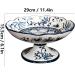 Fruit Basket Bowl Fruit Bowl New Chinese Style Retro Blue and White Porcelain Fruit Dish Home Living Room Kitchen Restaurant Desktop Decor Round Ceramic Fruit Plate Fruit Bowls (Color : C) - Buy Online on GoSupps.com