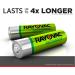 Rayovac AAA Rechargeable Batteries - 4 Count Pack of 2 | Long-lasting Power for All Devices - Buy Online on GoSupps.com