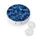 Contact Lens Case Blue Camo Portable Travel Contact Lens Box Contact Lens Storage Box