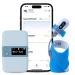 Baby pulse oximeter sleep monitor with real-time base station Babyo2 S2 oxygen oxymeter device for o2 oxygen saturation & heart rate oximeter for 0-3 years old (sock version) s2 sock