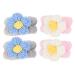 2 Paires Bracelets de lastiques Peluche Motif de Fleurs de Manchons Absorbants pour Accessoire Pratique pour Filles