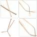Doitool Universal Glasses Arms - Replacement Bars for Metal Frame Glasses in Rose Gold | Durable Glasses Accessories - Buy Online on GoSupps.com