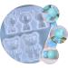 Zerodeko 2pcs Rabbit Ornaments Dessert Bear Shape Cartoon Baking Adorable Molds Tools Silicone Cake DIY 11.5X6.3X2.4CM White - Buy Online on GoSupps.com