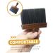 DOITOOL Neck Brush Comb for Men Mens Comb Hairdressing Neck Duster Phone Wallet Neck Duster Brush Hair Salon Brush Haircut Cleaning Brush Face Cleaner Hair Brush Beech Man - Buy Online on GoSupps.com