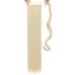 Ponytail Extension Wrap Around Long Straight Curly Clip in Ponytail Hair Extensions for Women Brown Black Blonde Hairpiece 23"-Straight Bleach Blonde - Buy Online on GoSupps.com