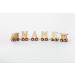 SOTAF wooden name train locomotive + name + wagon personalized gift idea for birthday Easter baptism (letter N)