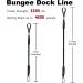 Bungee Dock Line 2-Pack with Stainless Steel Clip for Boats, PWC, Kayak, SeaDoo, Jet Ski, Pontoon, Canoe - Mooring Rope with Built-in Snubber and Accessories - Buy Online on GoSupps.com