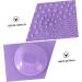 Angoily Makeup Brush Cleaner Solution Silicone Makeup Cleaning Brush Scrubber Round Brush Makeup Sponge Portable Brush Sponges Makeup Brush Scrubber Make up Face Brush Purple - Buy Online on GoSupps.com