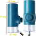 Deyace Stainless Steel Dog Crate Water Bottle 24oz - Leak-Proof Ball Top Fill Dispenser for Cage - Dark Blue - Buy Online on GoSupps.com
