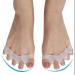 Alinzo Gel Teshrenner: 4-Part Orthopedic Bale Toe Correction for Hallux Valgus - Unisex Black Child Size - Buy Online on GoSupps.com