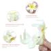 Shop Multi-Colored Plastic Flower Hair Clips - 8 Piece Set | Elegant & Slip-Resistant Hair Accessories for Women & Girls - Buy Online on GoSupps.com