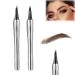 Cooklesa Eyebrow Long-Lasting Natural 3D Waterproof Microblading Eyebrow Pencil Cooklesa Upgraded Natural Waterproof Eyebrow Pen with Microfine Tip (Brown-2pcs)
