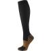 4 Pairs Copper Compression Socks for Men & Women | 15-20 mmHg Medical Grade | Ideal for Sports Running Plantar Fasciitis Nurses | L-XL Black - Buy Online on GoSupps.com