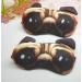 Cute Animal 3D Sleep Eye Mask | Soft Plush Blindfold for Men & Women | Cat Dog Eye Cover for Travel & Napping (2 Pack - Buy Online on GoSupps.com