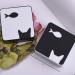 VOSAREA 2Pcs Cat & Fish Pattern Contact Lens Travel Bag | Stylish Lens Box for Women & Girls | Black & White Design - Shop Now! - Buy Online on GoSupps.com