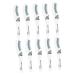 POPETPOP 10pcs Eyelash Measuring Ruler Lash Tools Lash Length Measuring Tool Eyelash Ruler Card Mascara Curly