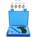 Professional Ear Piercing Gun Kit with 16 Pairs Hypoallergenic Earrings - Reusable for Body, Nose, Lip Piercings - Includes Sterling Silver and 18K White Gold Plated Studs - Black-White Gold - Buy Online on GoSupps.com