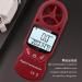 Allayu Mini Multi-Purpose Wind Knife with Hanging Rope | LCD Digital Wind Speed Meter & Hygrometer | Professional Tool in Red - Shop Now! - Buy Online on GoSupps.com