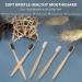 Eco-Friendly Bamboo Toothbrush Set | 5 Degradable Charcoal Brushes - BPA-Free & Environmentally Safe - Buy Online on GoSupps.com