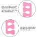 ZXR Elwood 2pcs Toe Separator - Soft Sponge Foam Nail Divider for Manicure & Pedicure | Salon Quality Tool - International Shipping Available - Buy Online on GoSupps.com