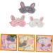 Buy Bunny Ears Sleep Eye Masks 3 Pack Plush Rabbit Ear Blindfolds for Comfortable Sleep | International Shipping - Buy Online on GoSupps.com