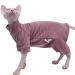 Hairless Cat Clothes Four-Legged Velvet Warm Soft Autumn and Winter Cat Apparel for Sphynx Cat Devon Rex Cat Cornish (X-Large) XL