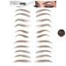 Brows by Bossy Variety Styles Temporary Eyebrow Tattoos Waterproof Eyebrow Stickers  False Tattoos Hair Like Peel Off Instant Transfer Brows Women And Men Natural Strokes  Shaping  Tint (brown)