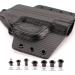 100 Pack #6-6 Black Coated Kydex Holster Eyelets - 3/16 Diameter - USA Made Rivets for DIY Holster/Sheath Making - Buy Online on GoSupps.com
