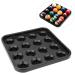 Pool Ball Tray Billiard Ball Holder Tray, Snooker Ball Carrying Tray Case, Pool Table Accessories for 16 Billiard Ball Storage