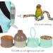 Green Bird Backpack Carrier | Portable Feeder Cups | Airline-Approved | Ventilated Space Capsule for Travel & Outdoor Use - Buy Online on GoSupps.com