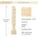 Gairyan Blond Jumbo Braids Extensions - 24 Synthetic Hair for Box Braids Afro Braid Extensions Bleached Blonde Kanekalon 1 Piece - Buy Online on GoSupps.com