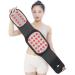 Self-Heating Back Brace | Lumbar Decompression Support Belt with Removable Heating Pad for Pain Relief | M/Medium Black - Buy Online on GoSupps.com