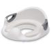Delta Children Kid Size Toddler Potty Training Seat - Soft Seat, Handles, Splash Guard - Easy to Clean - White/Grey - Buy Online on GoSupps.com
