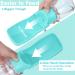 Wimans Dog Water Bottle - Portable & Leak Proof 12oz/19oz Dispenser - Dishwasher Safe, Easy to Carry - Ideal for Walking, Hiking, Travel - Food Grade Plastic - Mint Green - Buy Online on GoSupps.com