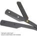Foldable Manual Razor - Professional Straight Edge Razor with Acrylic Handle Stainless Steel Portable & Safe for Home Salon & Hairdresser - Buy Online on GoSupps.com