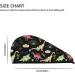 Cute Dinosaurs Microfiber Hair Towel | Super Absorbent Coral Velvet Wrap for Women | Quick Dry Cap for Long Curly & Thick Hair - Buy Online on GoSupps.com