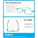 DOOViC 2 Pack Stylish Blue Light Blocking Reading Glasses for Women - 2.0 Strength - Buy Online on GoSupps.com