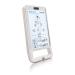 Touch Screen TENS and EMS Massager by Touch Stim - Electric Muscle Contraction Stimulator for Pain Relief - Massage Unit and Pain Therapy Device (White)